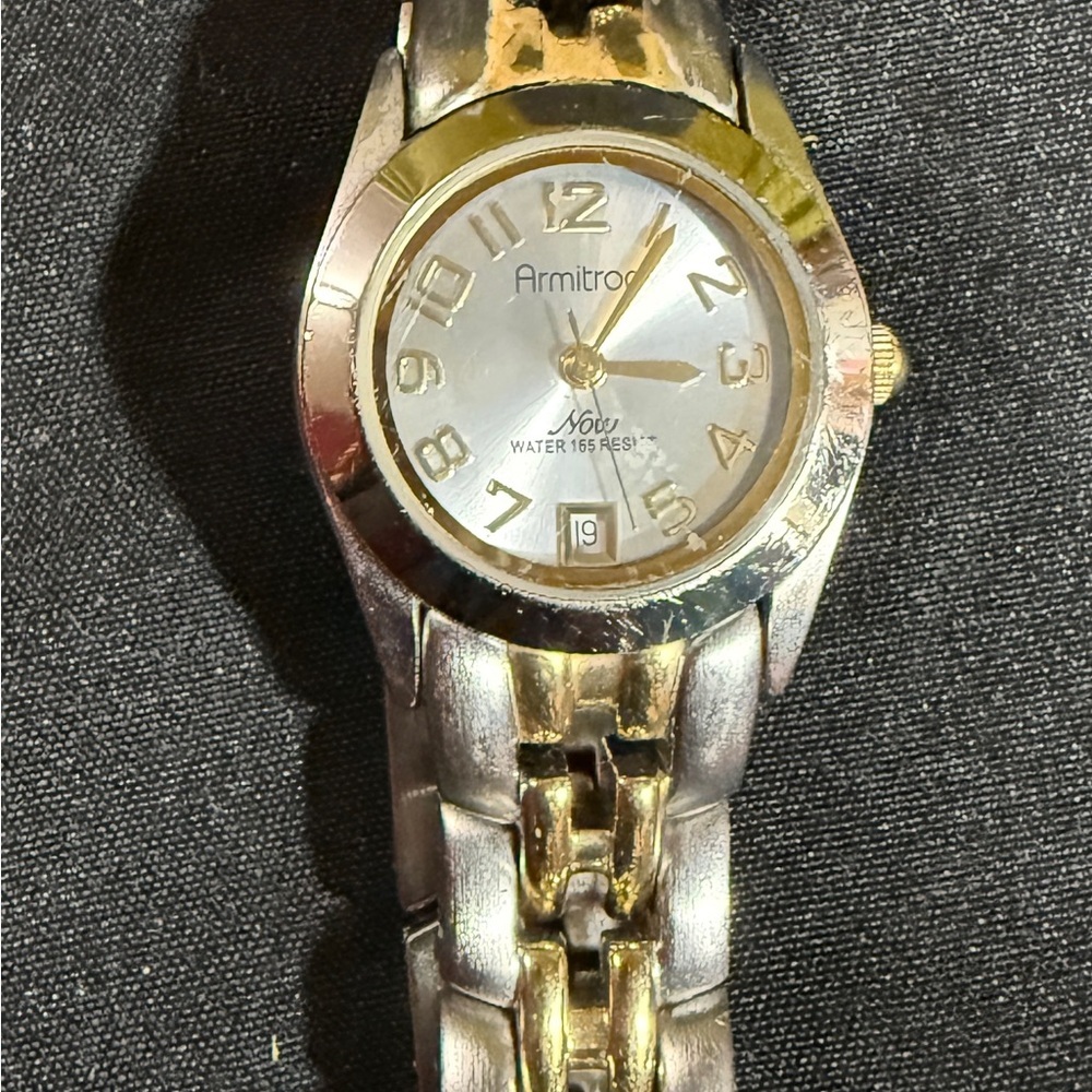 Armitron Two-Tone Silver and Gold Watch